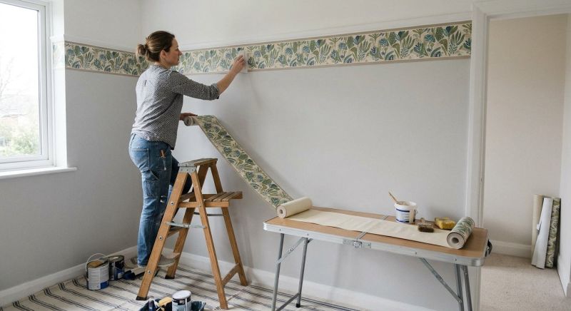 Bedroom Wallpaper Installation in Kansas City, KS