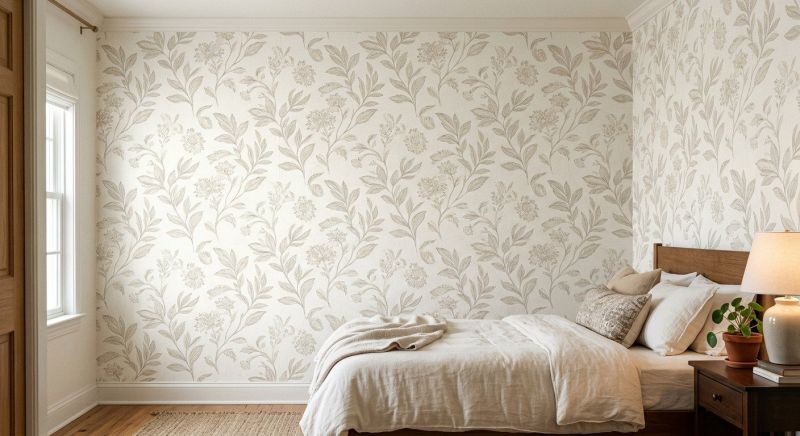 Bedroom Wallpaper Installation in Alpharetta, GA