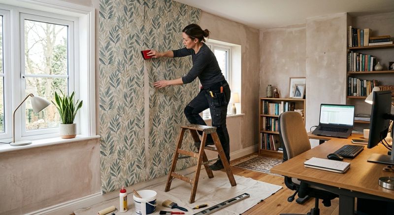 Office Wallpaper Installation in Roswell, GA