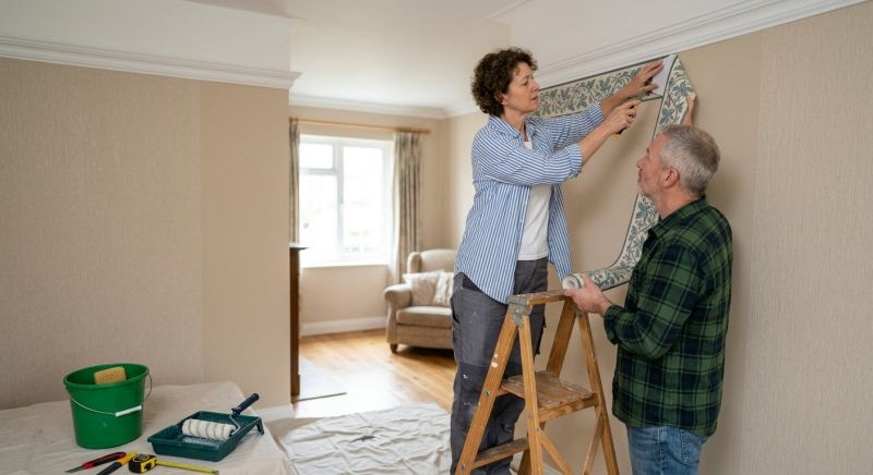 Wallpaper Border Installation in Olathe, KS